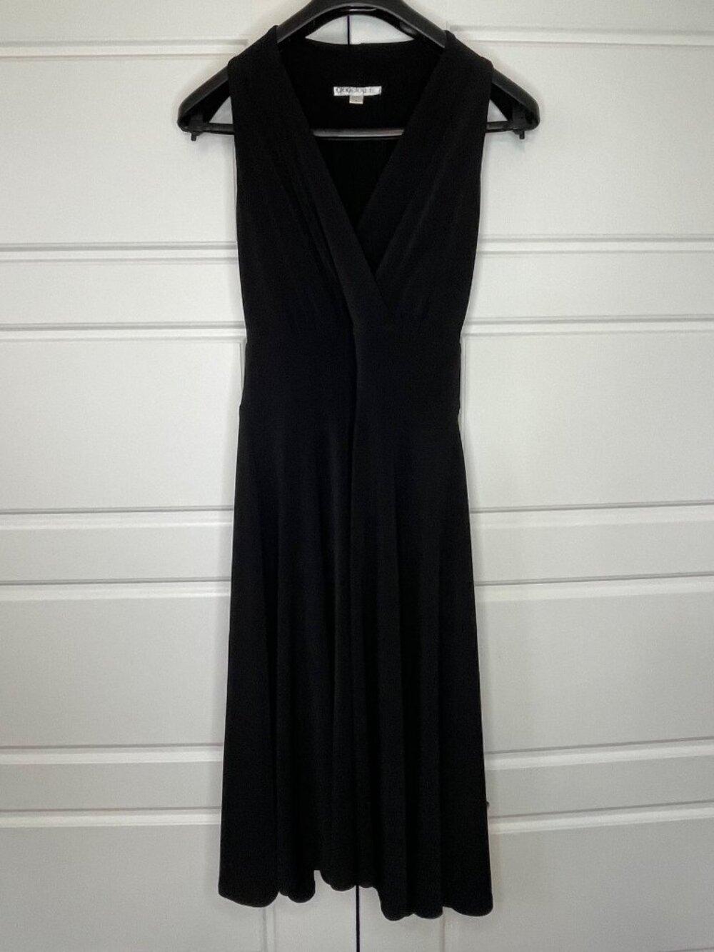 Cleo Black Sleeveless Fit & Flare Dress | Size 4 - Picture 5 of 11